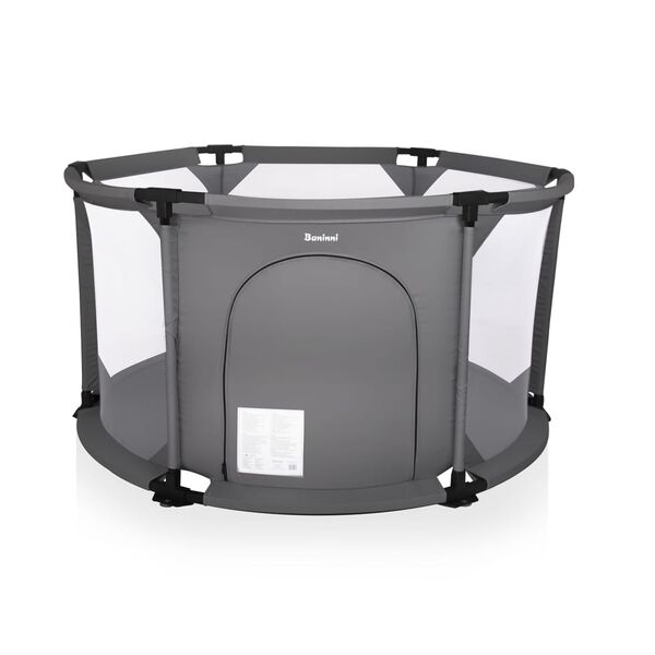 Baninni Box Circo rond donkergrijs