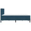 vidaXL Bedframe met matras met hoofdeinde Blauw 120 x 190 cm Fluweel