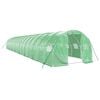 vidaXL Tuinkas met stalen frame 48 m&sup2; 16x3x2 m groen