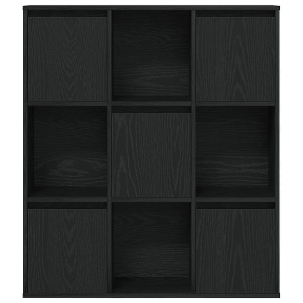 vidaXL Boekenkast 89x24x101,5 cm bewerkt hout zwart eikenkleurig