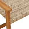 vidaXL 5-delige Loungeset poly rattan en acaciahout beige