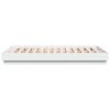 vidaXL Bedframe bewerkt hout wit 140x200 cm