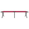 vidaXL Opvouwbaar Camping Bed 2 pcs Rood 210 x 80 x 46 cm Oxford stof