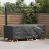 vidaXL Meubelhoes Effen Zwart 229 x 113 x 73 cm 600D