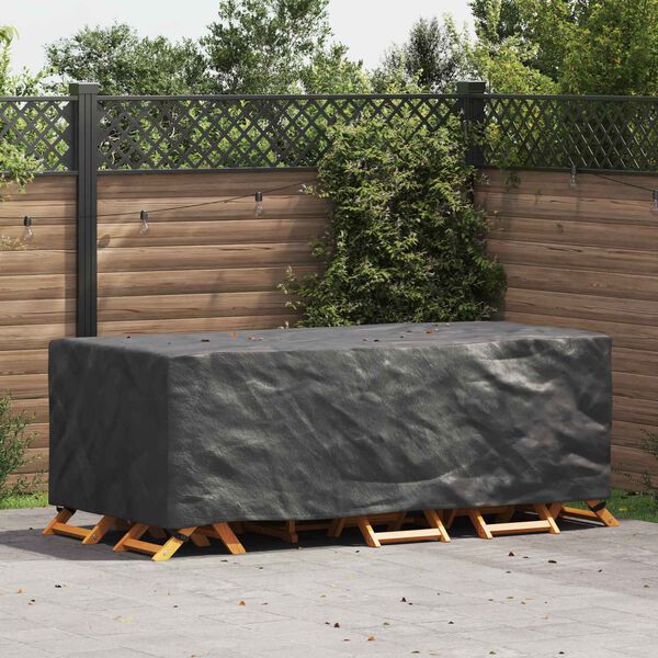 vidaXL Meubelhoes Effen Zwart 229 x 113 x 73 cm 600D