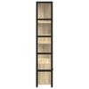 vidaXL Boekenkast Sonoma Eiken 80 x 30 x 155,5 cm Bewerkt hout