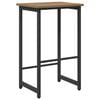 vidaXL Barkruk Artisanaal eiken 40 x 32 x 64 cm Bewerkt hout