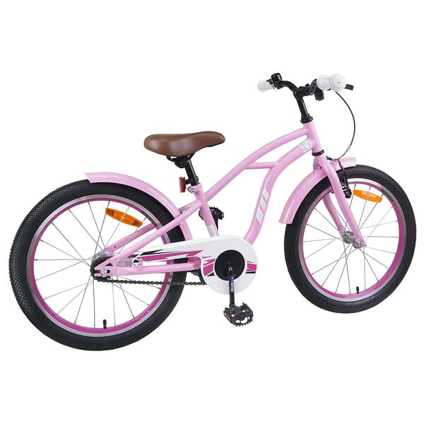 vidaXL Kinderfiets 20 Inch voor 6-11 jaar oud Lichtroze