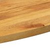 vidaXL Tafelblad ovaal 100x40x2,5 cm massief mangohout
