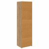 vidaXL Kast Artisan Eiken 50 x 41 x 185 cm Bewerkt hout
