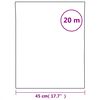 vidaXL Zonnefolie statisch reflecterend 45x2000 cm PVC zilverkleurig