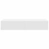 vidaXL Wandschap met lades 100x36x19 cm bewerkt hout wit