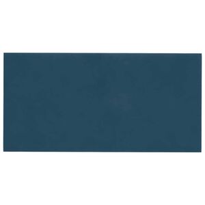 vidaXL Wandhoofdbord 12 pcs Blauw 30 x 15 cm Fluweel