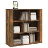 vidaXL Dressoir 80x30x80 cm bewerkt hout gerookt eikenkleurig