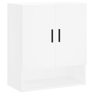vidaXL Wandkast 60x31x70 cm bewerkt hout wit