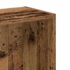 vidaXL Boekenkast 80x24x76 cm bewerkt hout oud houtkleurig