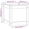 vidaXL Plantenbakken 2 st 40x40x40 cm massief grenenhout