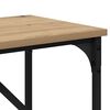 vidaXL Wandtafel Artisan Eiken 100 x 32 x 75 cm Bewerkt hout