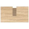vidaXL Badkamerkast 58x33x60 cm bewerkt hout sonoma eikenkleurig