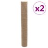 vidaXL Jute rollen 2 st 200 g/m&sup2; 1x50 m 100% jute