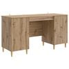 vidaXL Bureau Artisanaal eiken Bewerkt hout 142,5 x 50 x 75 cm