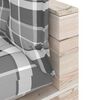 vidaXL 6-delige Loungeset met kussens pallet grenenhout