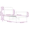 vidaXL Bedframe zonder matras bewerkt hout sonoma eikenkleur 80x200 cm
