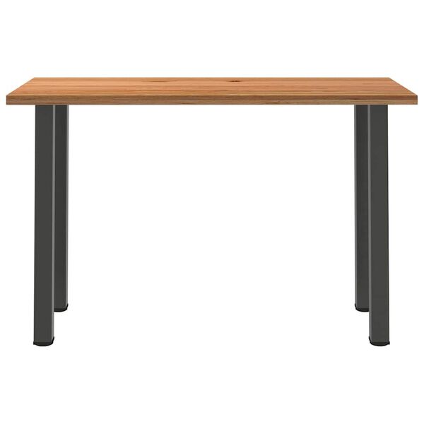 vidaXL Bartafel rechthoekig 180x80x112 cm massief eikenhout lichtbruin