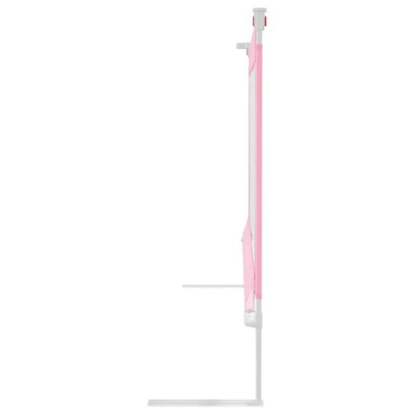 vidaXL Bedhekje peuter 100x25 cm stof roze