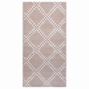 vidaXL Buitenkleed ARAKIL 120x180 cm PP bruin