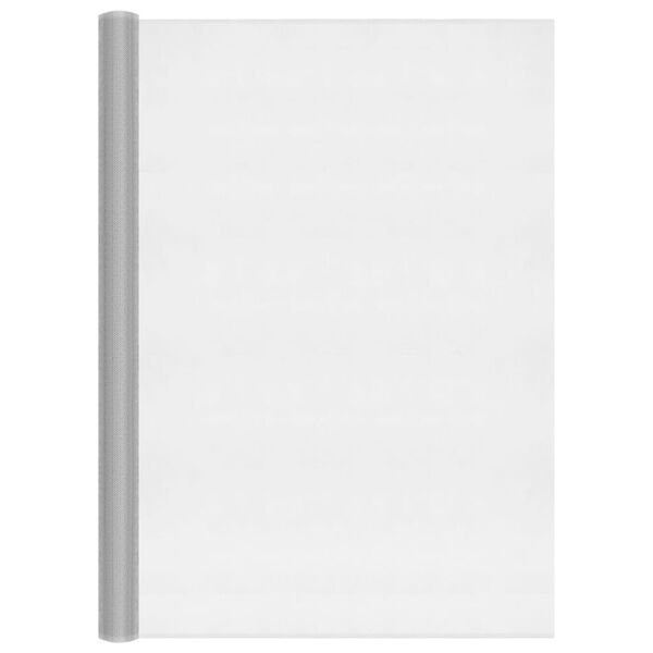 vidaXL Gaas 112x1000 cm aluminium zilverkleurig