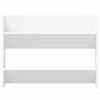 vidaXL Wandschoenenkast 80x18x60 cm bewerkt hout wit