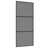 vidaXL Schuifdeur 90 x 205 cm Gelaagd Glas en Aluminium