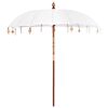 vidaXL Balinese parasol met basis 260 210-220 cm