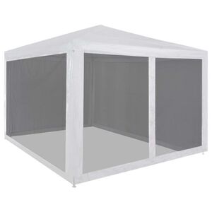 vidaXL Partytent met 4 mesh zijwanden 3x3 m