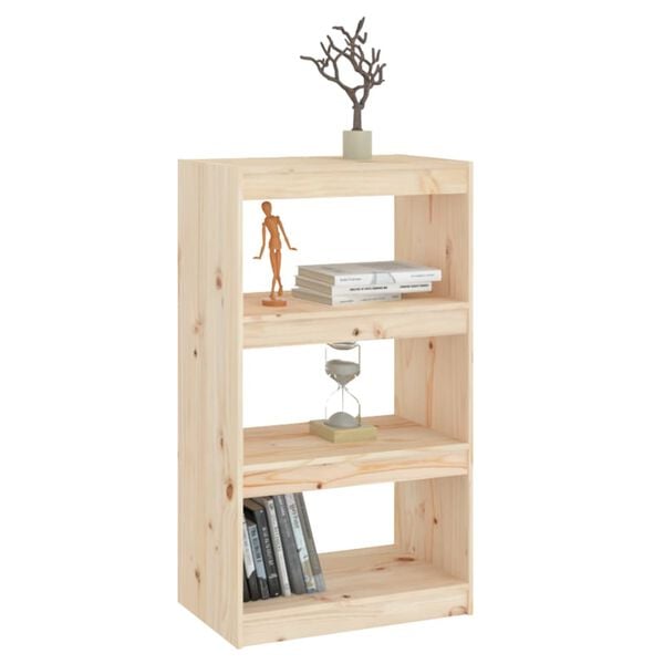 vidaXL Boekenkast/kamerscherm 60x30x103,5 cm massief grenenhout
