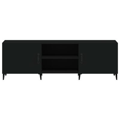 vidaXL Tv-meubel 150x30x50 cm bewerkt hout zwart