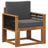 vidaXL Buiten Midden Sofa Massief Acaciahout Naturel