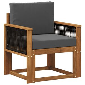 vidaXL Buiten Midden Sofa Massief Acaciahout Naturel