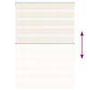 vidaXL Zebra rolgordijn 95x150 cm stofbreedte 90,9 cm marmerbeige