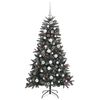 vidaXL Kunstkerstboom met 150 LED Groen 150 cm PVC en Plastic en Staal
