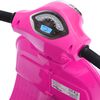 vidaXL Speelgoedmotor elektrisch Vespa GTS300 roze
