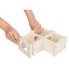 TRIXIE Knaagdierenhuis 3 kamers 25x10x25 cm hout