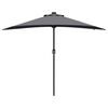 vidaXL Tuinparasol Antraciet 294 x 150 x 223 cm Stof