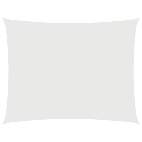 vidaXL Zonnescherm rechthoekig 2x3 m oxford stof wit