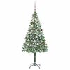 vidaXL Kunstkerstboom met 300 LED Groen 180 cm PVC en Staal