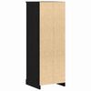 vidaXL Highboard Zwart Eiken 36 x 35.5 x 103.5 cm Bewerkt hout