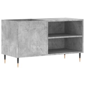 vidaXL Platenkast 85x38x48 cm bewerkt hout betongrijs