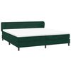 vidaXL Boxspringbed met matrassen 180x220 cm fluweel donkergroen
