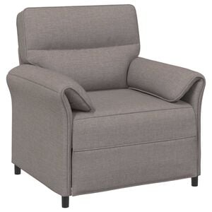 vidaXL 1-Zits Bank Taupe 88 x 83 x 95 cm Stof